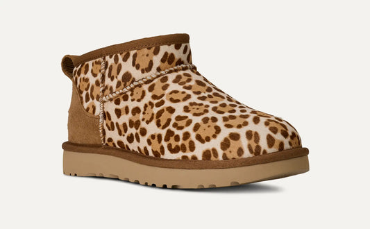 Women's Classic Ultra Mini Plains - Felicity Leopard Jasmine