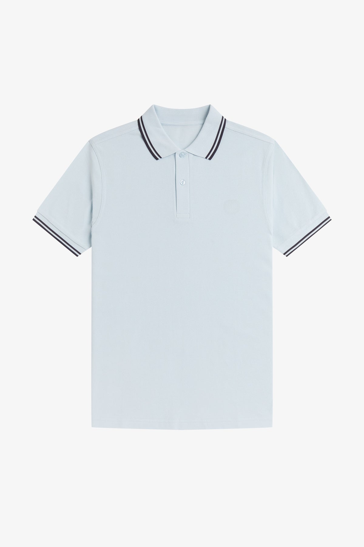 Contrast Collar Polo Shirt A100 - Light Ice / Anchor Grey / Anchor Grey