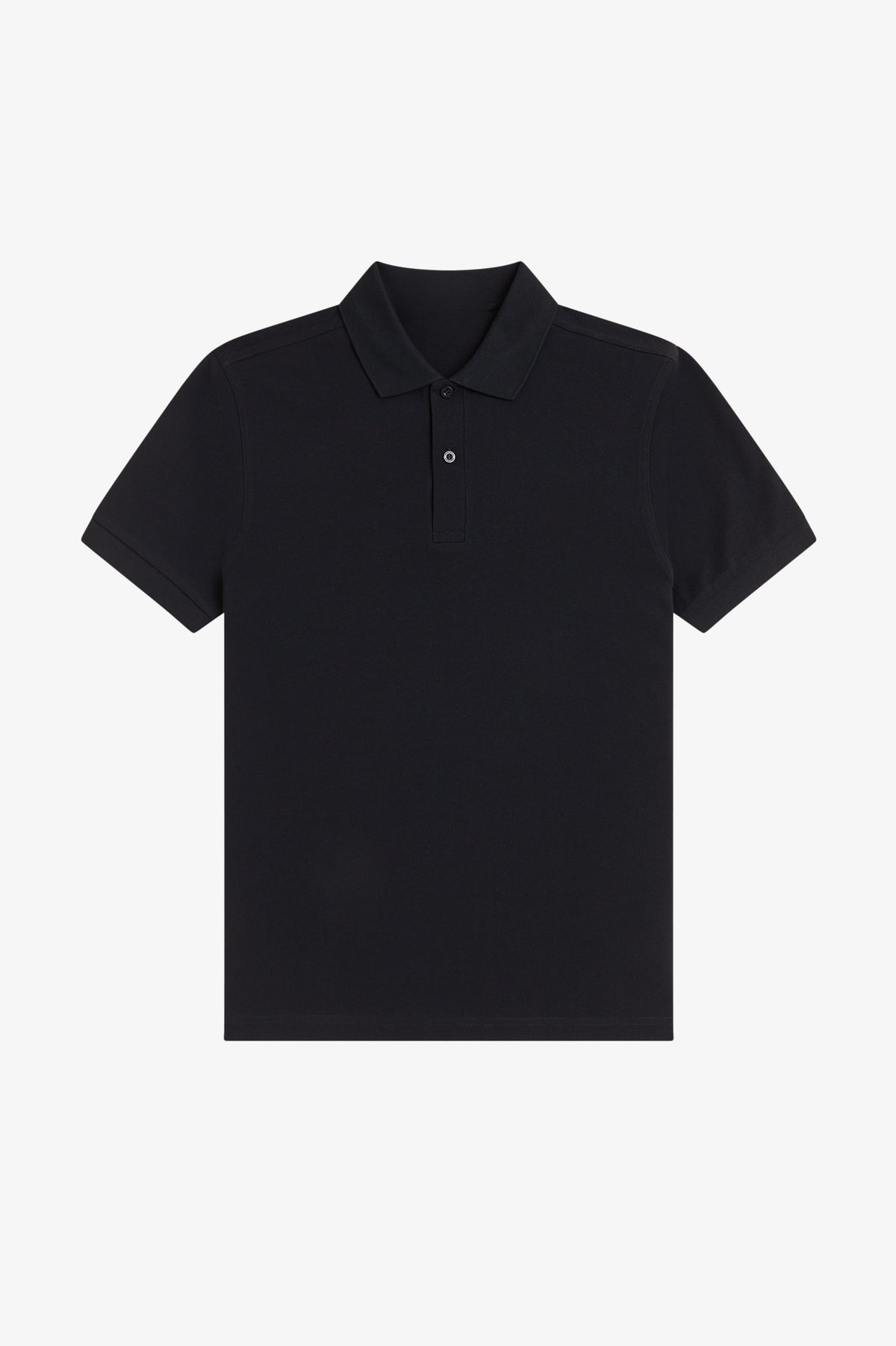 Contrast Trim Polo Shirt C100 - Black / Forest Green