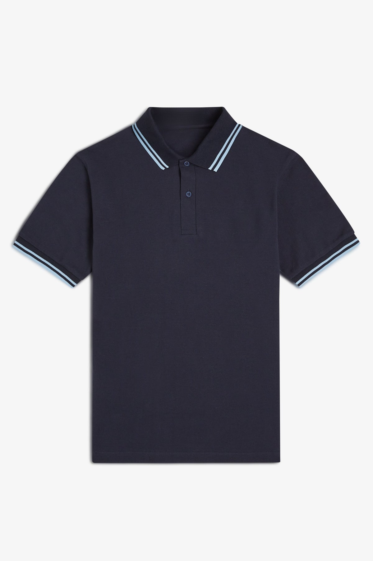 Heritage Contrast Collar Polo Shirt B100 - Navy / Ice / Ice