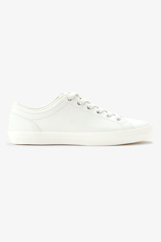 Low-Top Leather Sneaker - Snow White