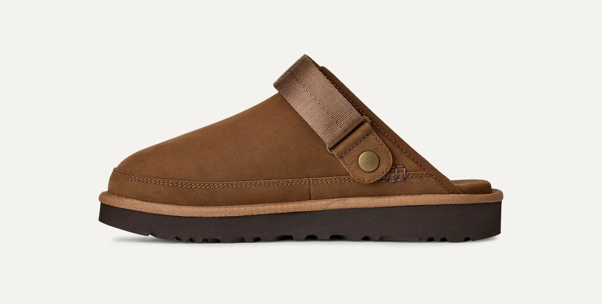 Men's Goldencoast Clog II Nubuck - Dark Chestnut