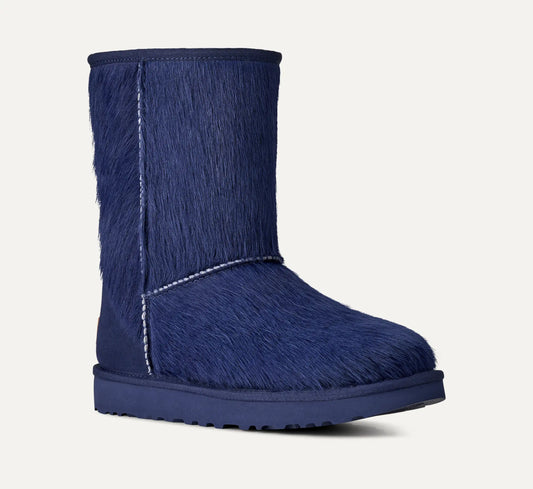 Women's Classic Short Calf Hair - High-Voltage Blue