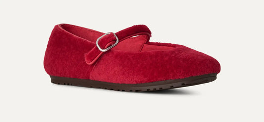 Women's Quill Ballet Flat - Red Ribbon