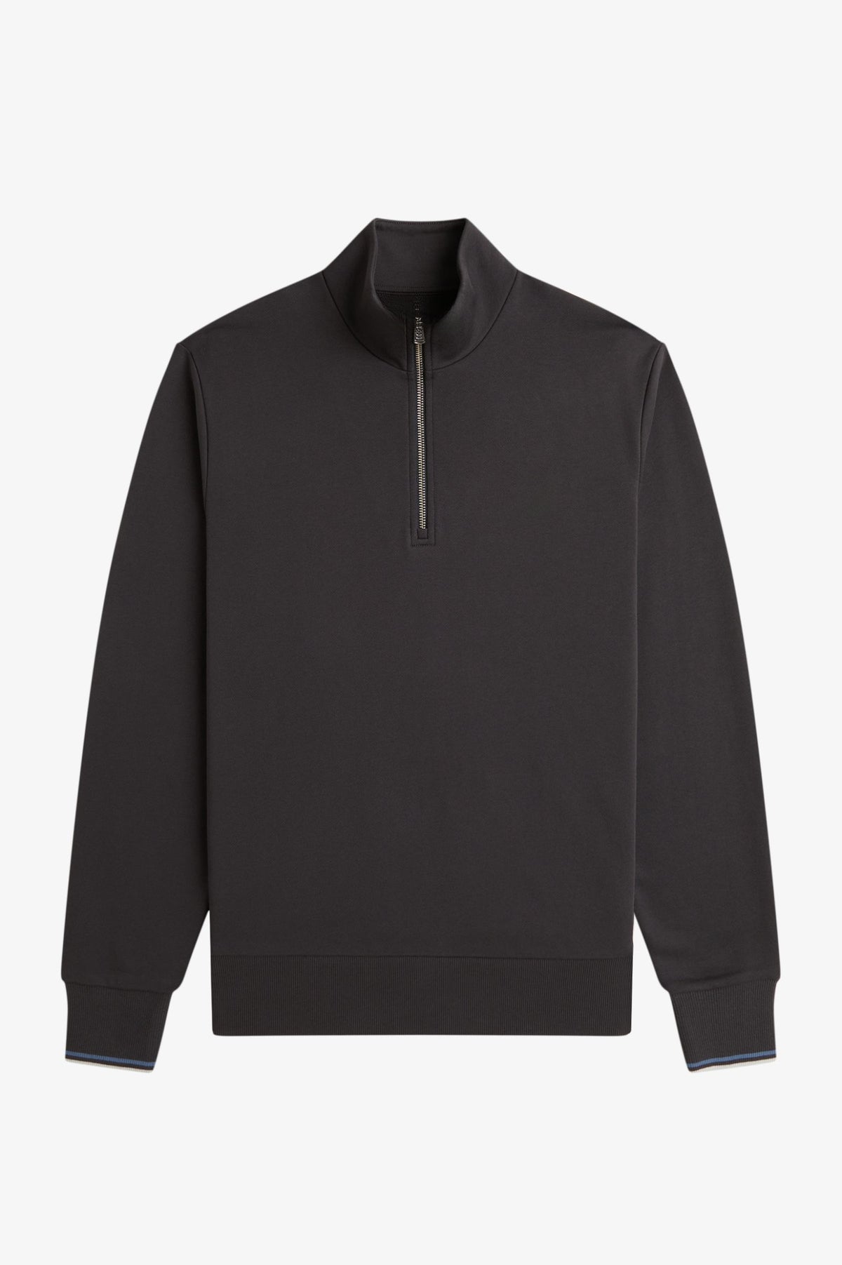Cotton Half-Zip Sweat - Anchor Grey / Ace Blue / Slate