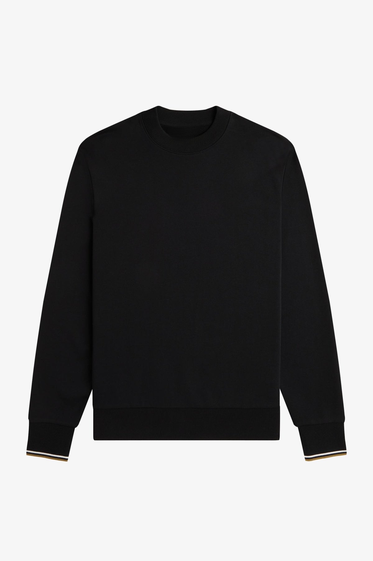 Loopback Crew Sweatshirt - Black / Snow White / Bronze