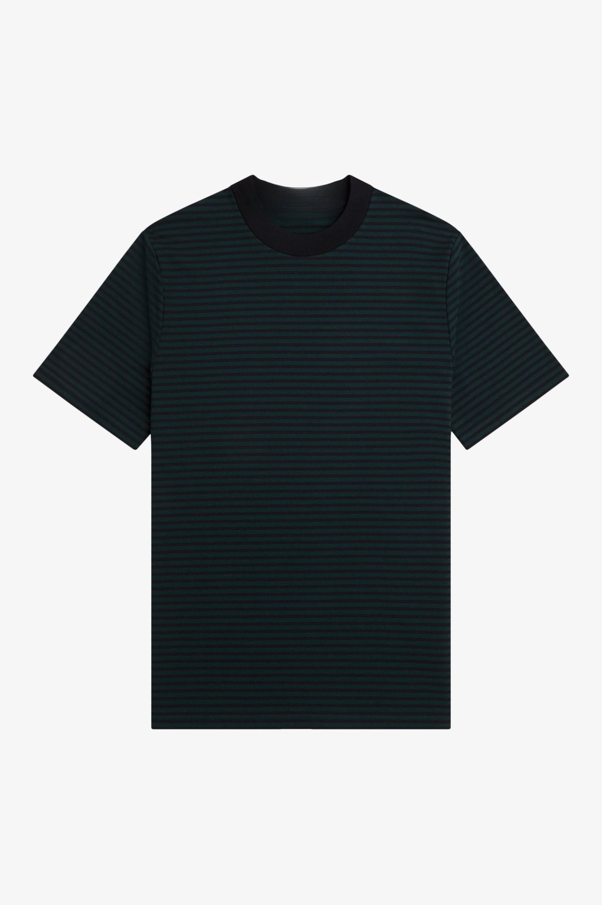 Pinstripe Heavy Cotton Tee - Black