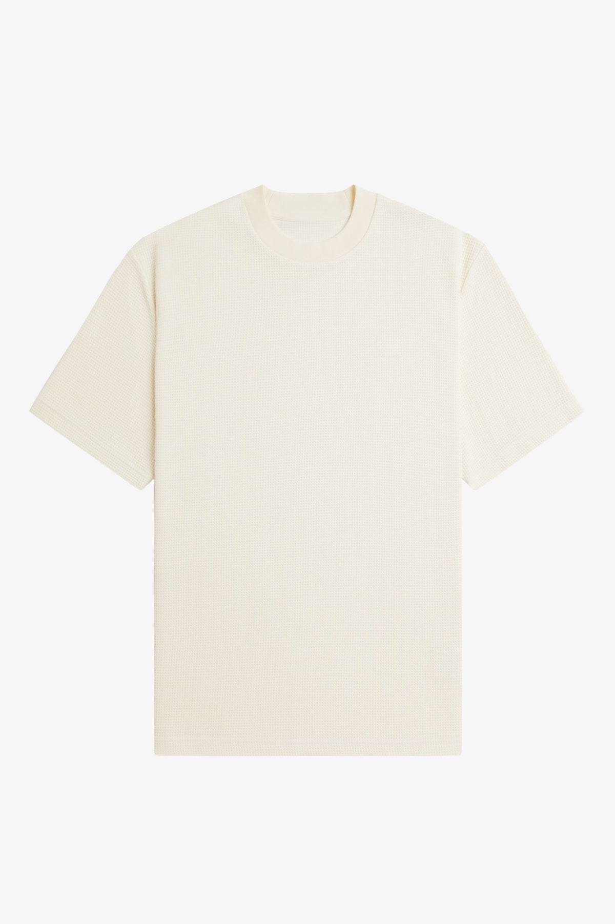 Waffle Knit Tee - Ecru