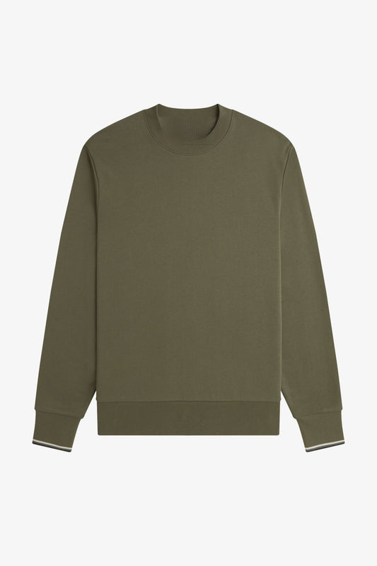 Loopback Crew Sweatshirt - Forest Green / Slate / Navy