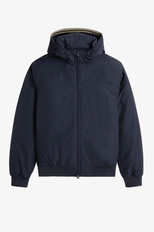 Padded Hooded Jacket - Navy