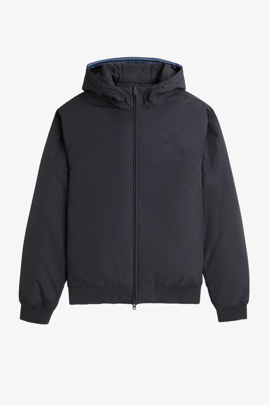 Padded Hooded Jacket - Anchor Grey