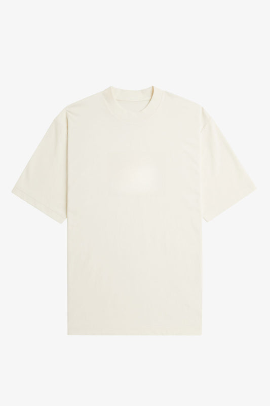 Relaxed Cotton Jersey Tee - Ecru