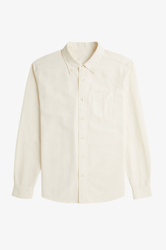 Heavyweight Oxford Shirt - Ecru