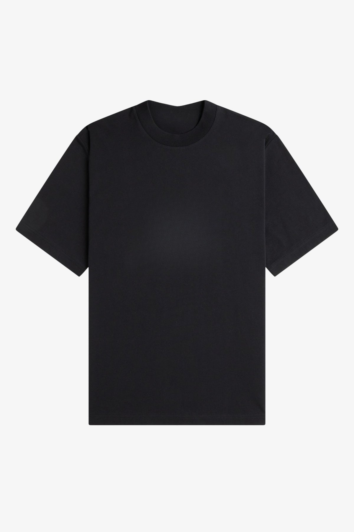 Relaxed Black Jersey Tee - Black
