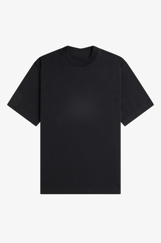 Relaxed Black Jersey Tee - Black