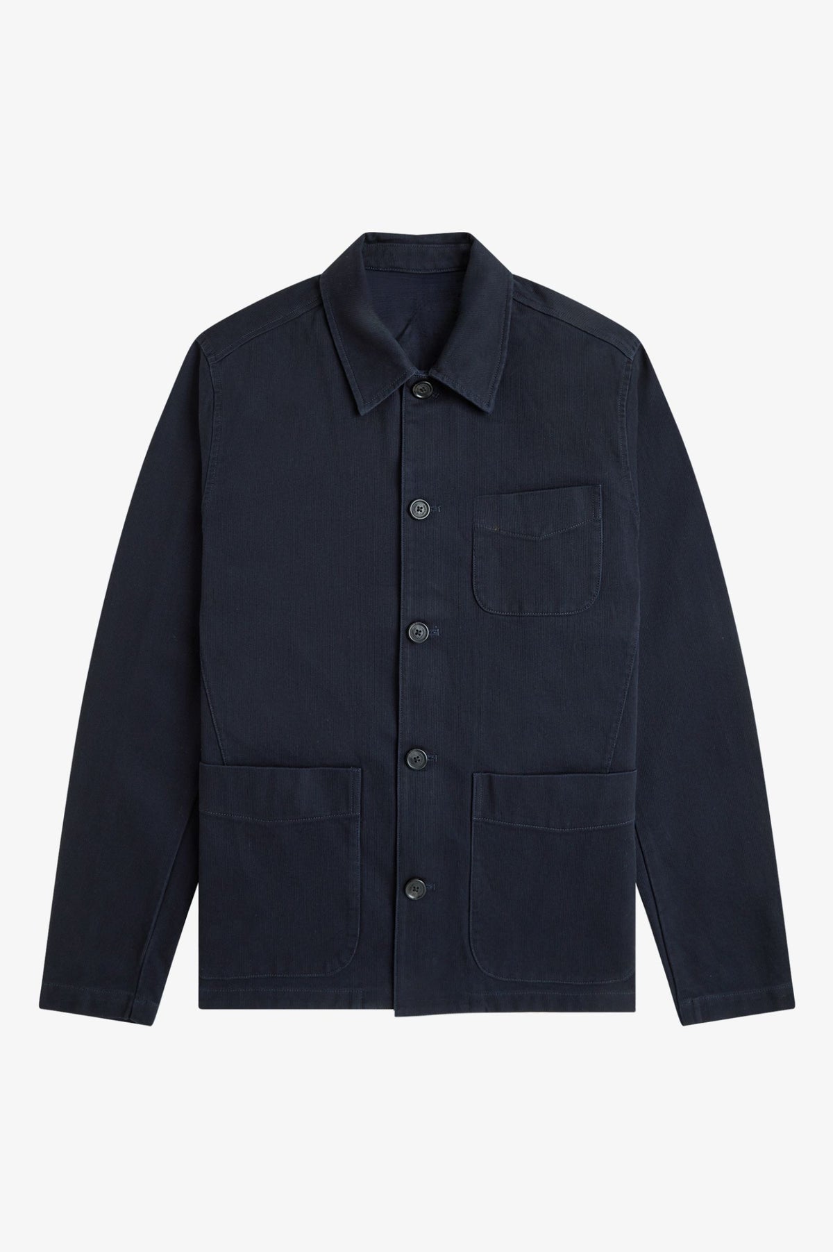 Cord Utility Overshirt - Navy