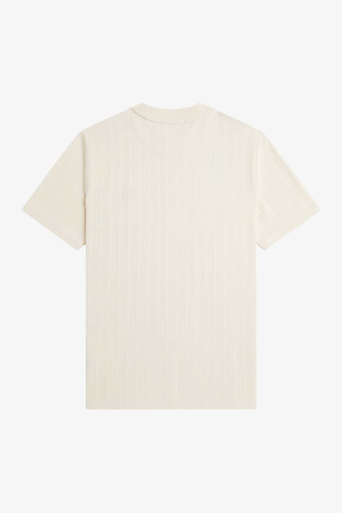 Tonal Stripe Piqué Tee - Ecru