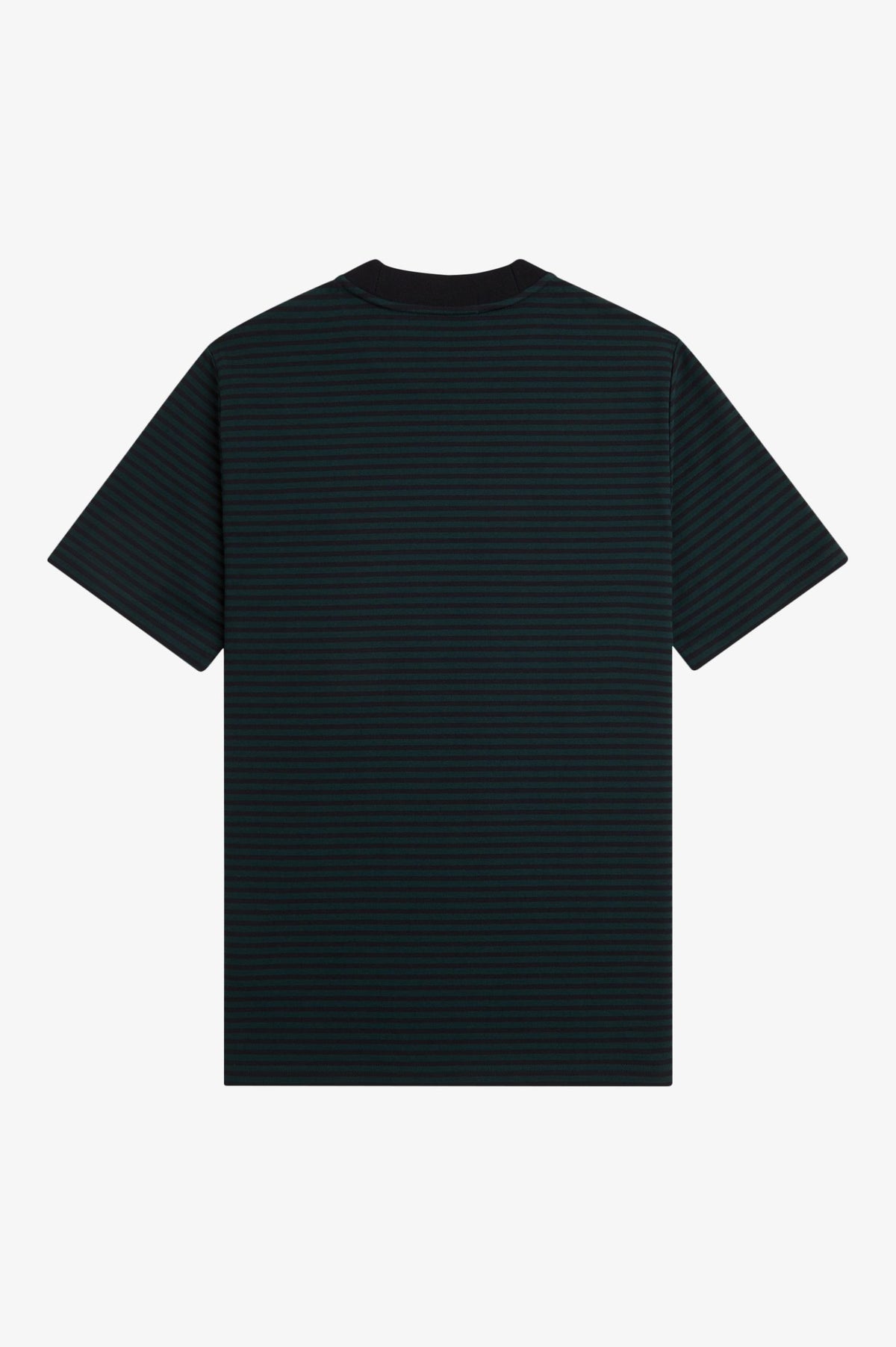 Pinstripe Heavy Cotton Tee - Black