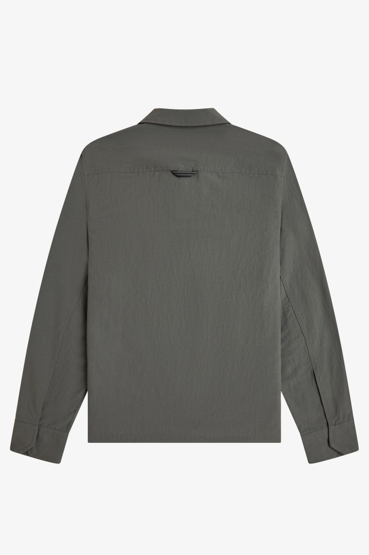 Textured Pocket Overshirt - Field Green