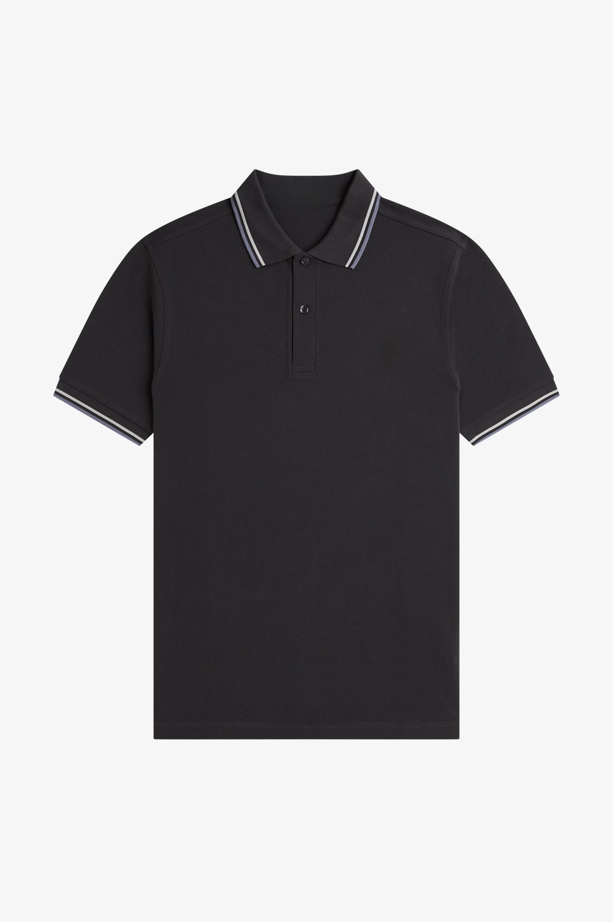 Contrast Collar Polo Shirt A100 - Anchor Grey / Slate / Ace Blue