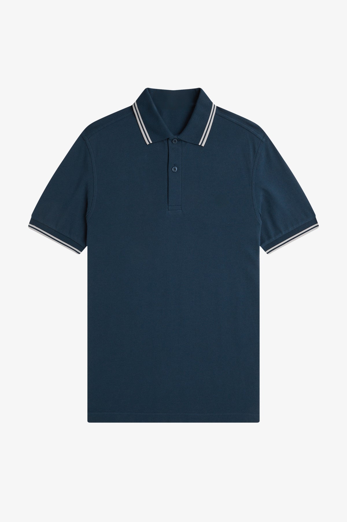 Contrast Collar Polo Shirt A100 - Mod Blue / Slate / Slate