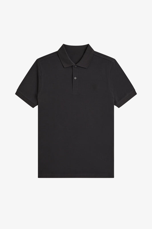 Contrast Trim Polo Shirt C100 - Anchor Grey / Golden
