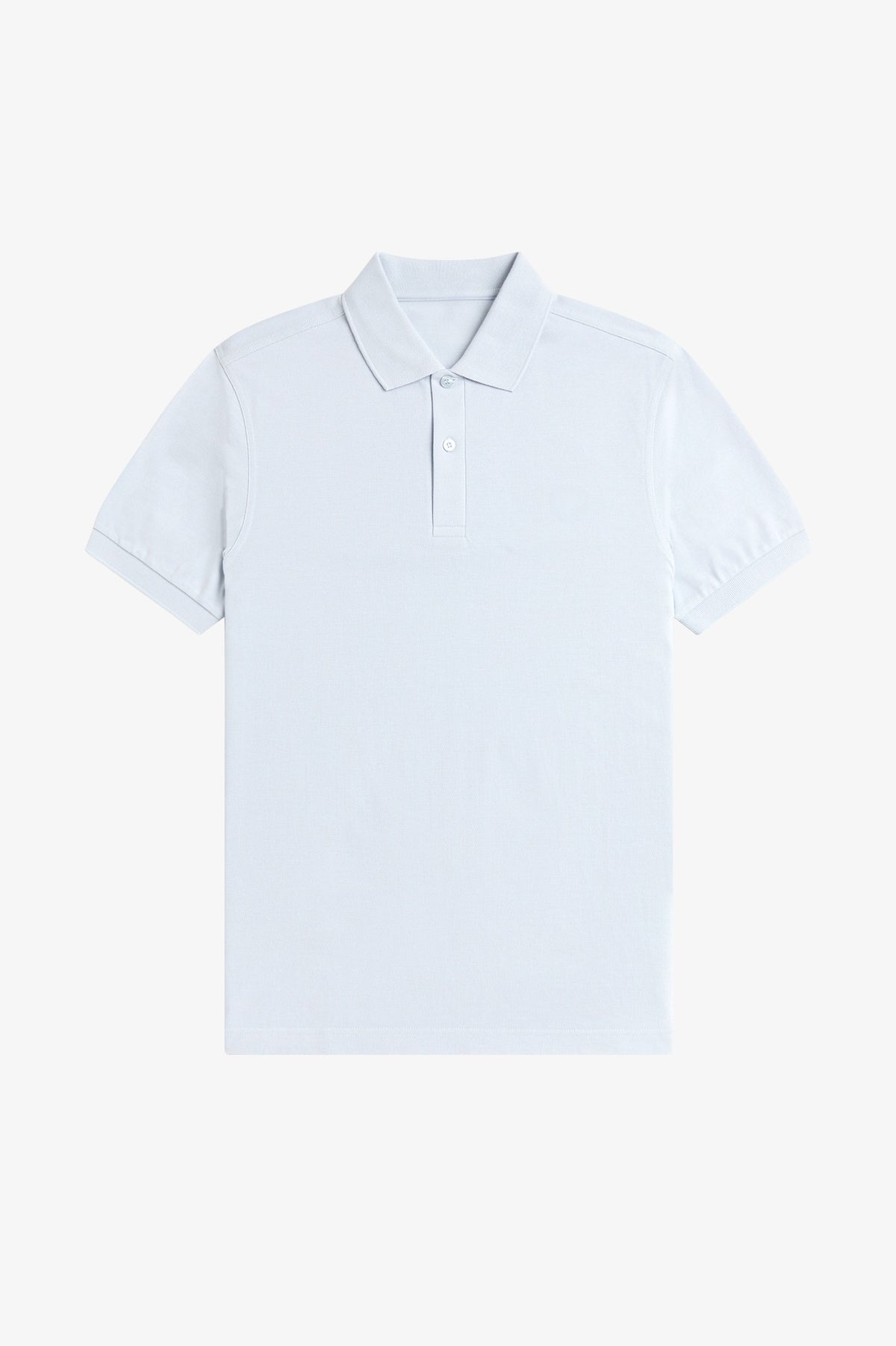 Contrast Trim Polo Shirt C100 - Dusty Blue / Forest Green