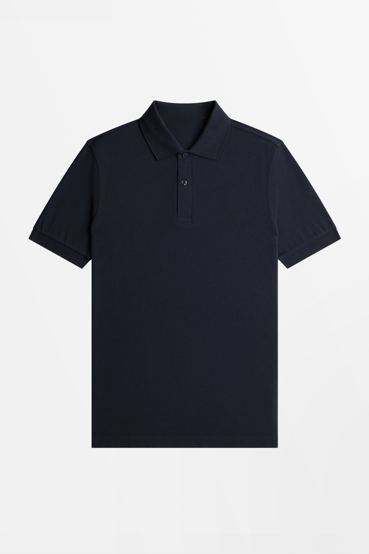 Contrast Trim Polo Shirt C100 - Navy / Rich Brown