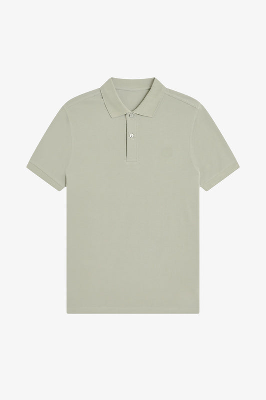 Contrast Trim Polo Shirt C100 - Seagrass / Dark Airforce