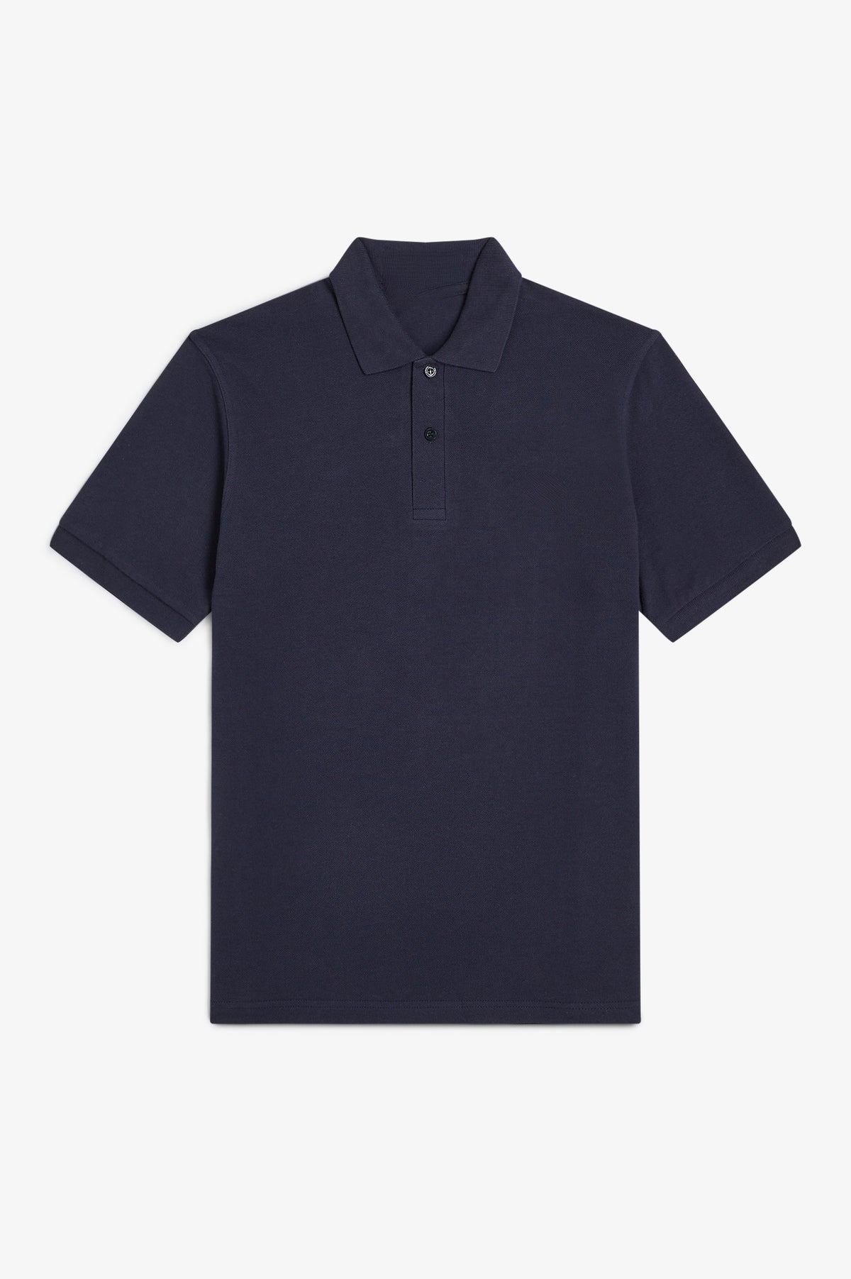 Made in England Contrast Collar Polo Shirt B200 - Navy / Ice