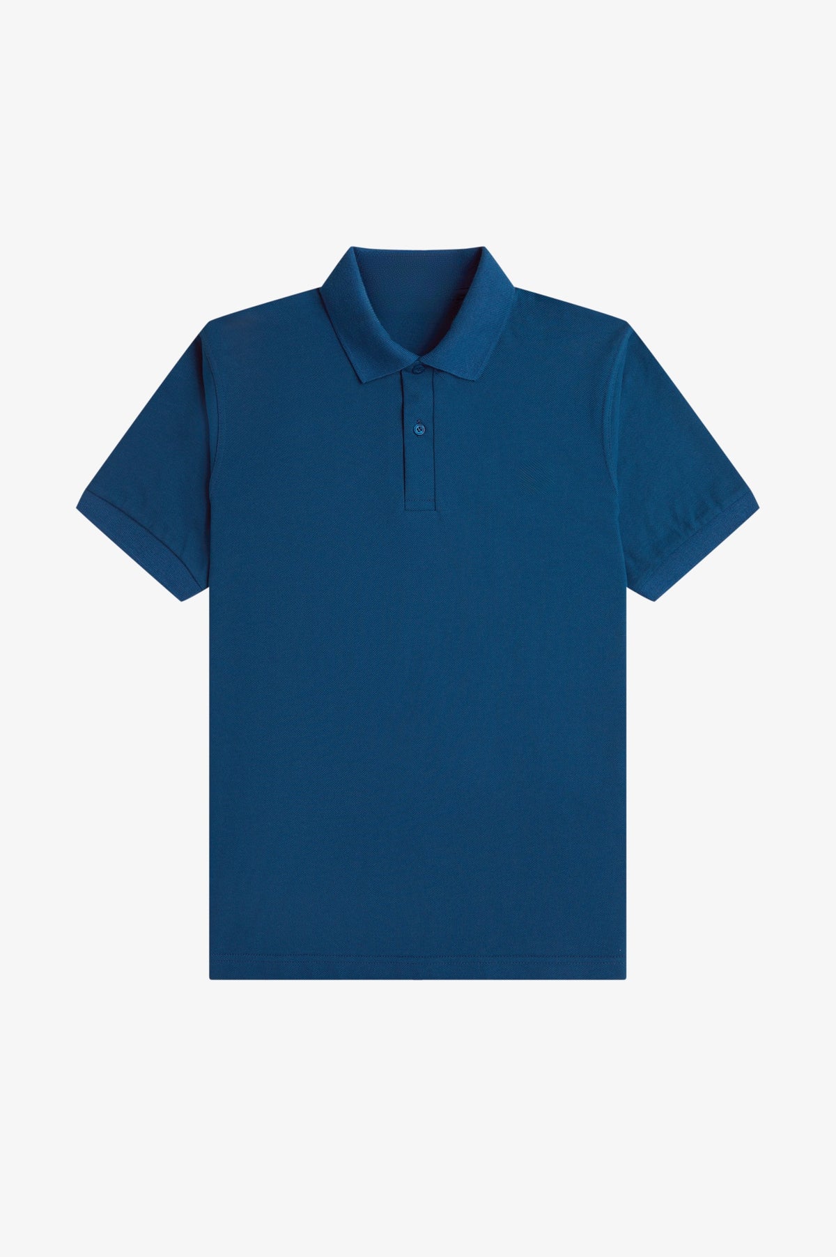 Made in England Contrast Collar Polo Shirt B200 - Royal Blue / Champagne