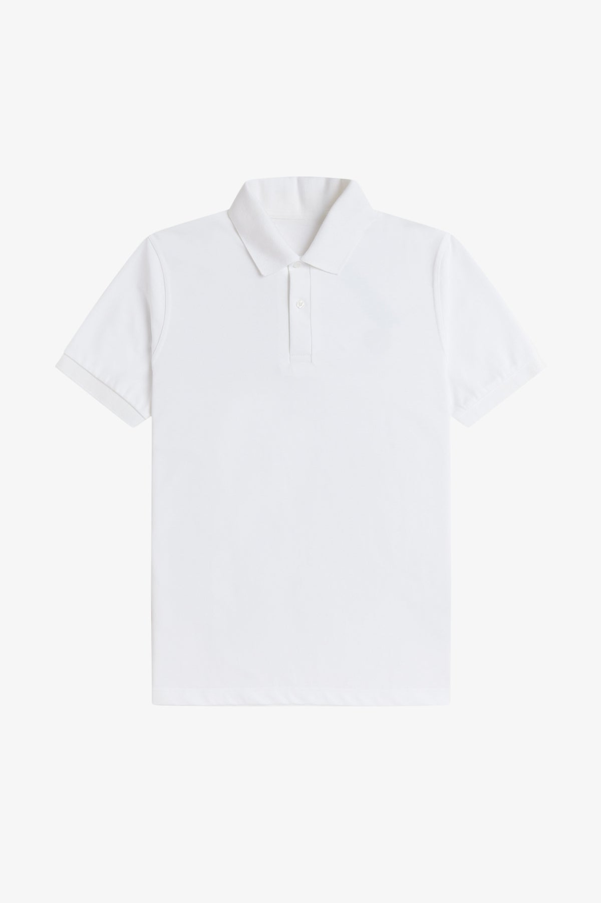 Made in England Contrast Collar Polo Shirt B200 - White / Tartan Green