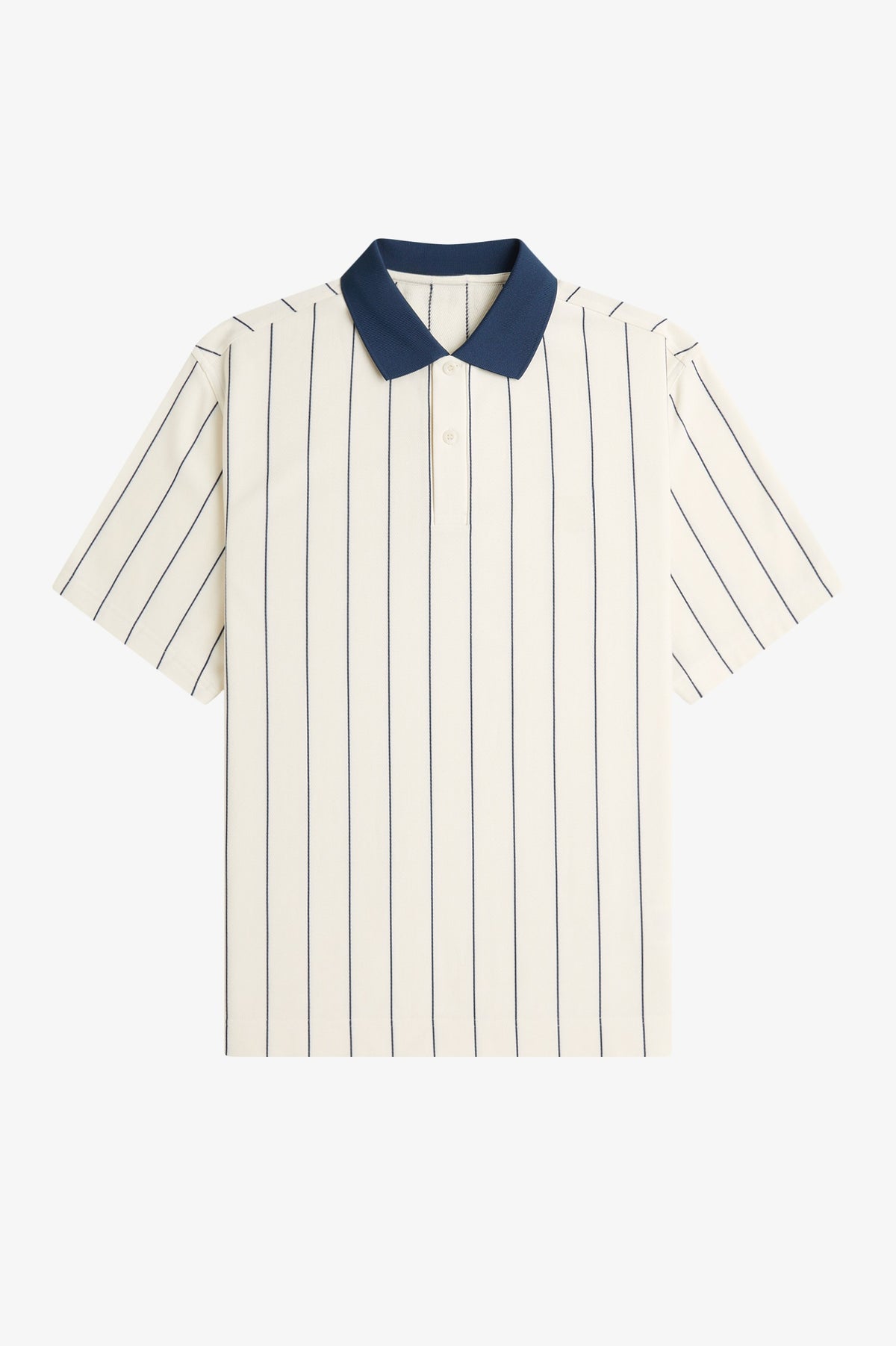 Striped Polo Shirt - Ecru